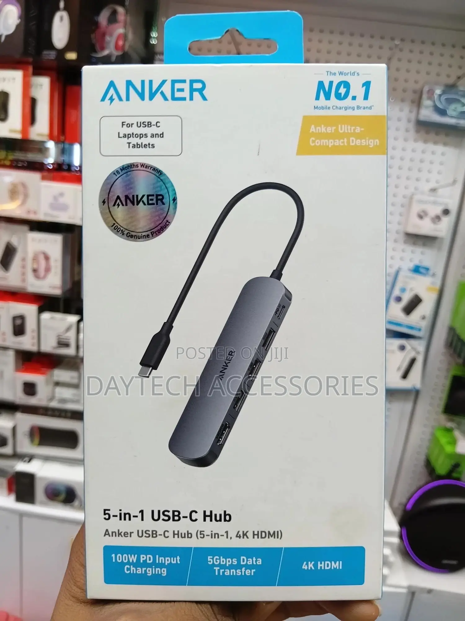This Is the Anker 5-in-1 Usb-C Hub (Model: A8357).