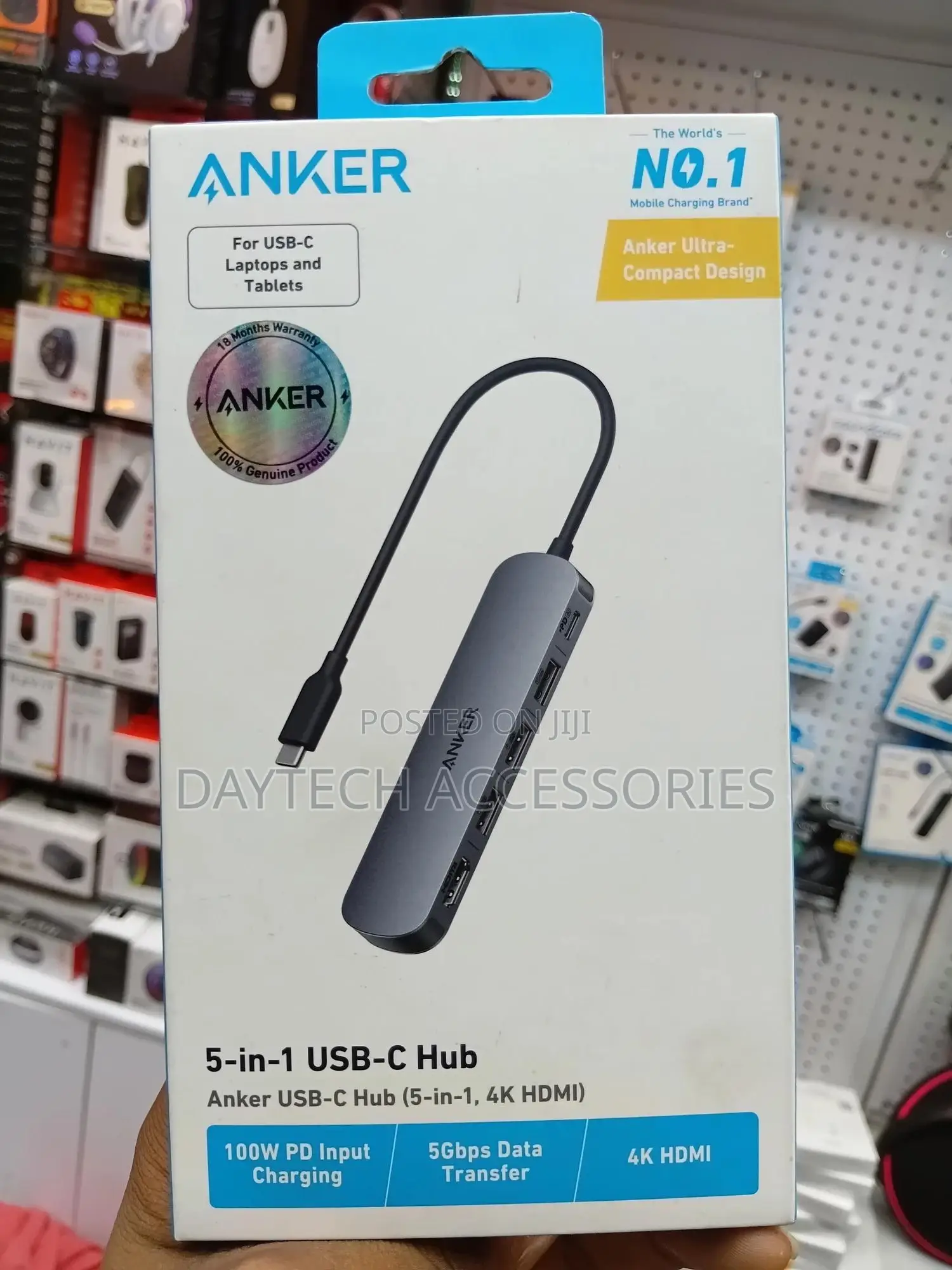 This Is the Anker 5-in-1 Usb-C Hub (Model: A8357).