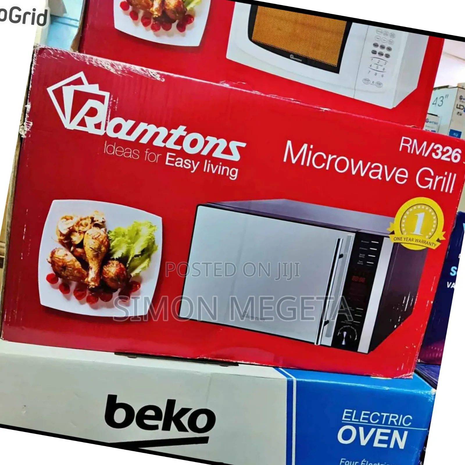 Available Ramton 25 Litres Microwave Restocked