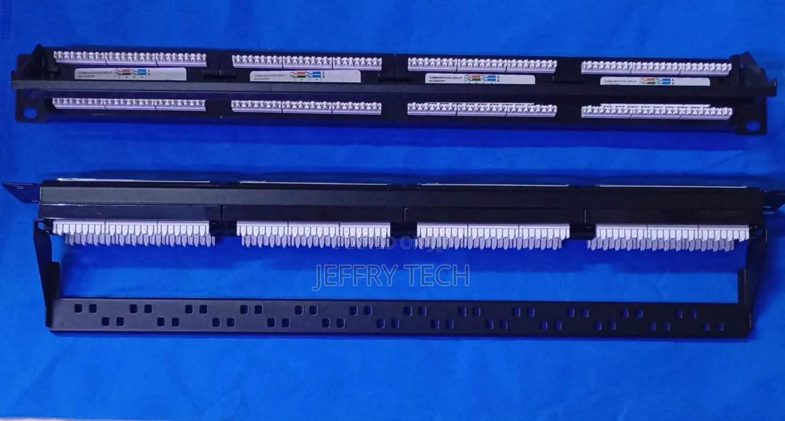 24-Port Utp Patch Panel, Commonly Used in Networking to Organize And