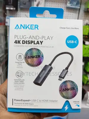 Anker Plug-and- Play Usb-C to Hdmi Adapter - Black