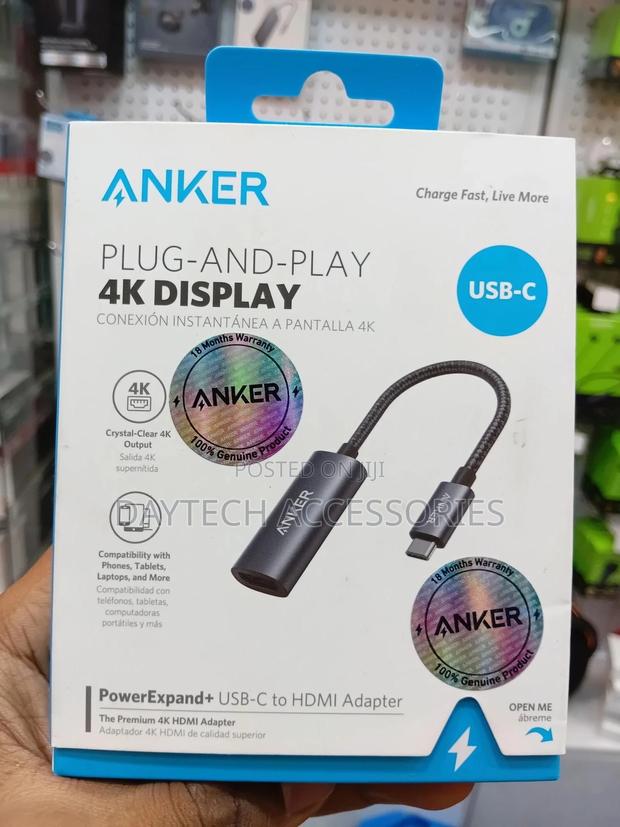 Anker Plug-and- Play Usb-C to Hdmi Adapter - Black - thumbnail 2