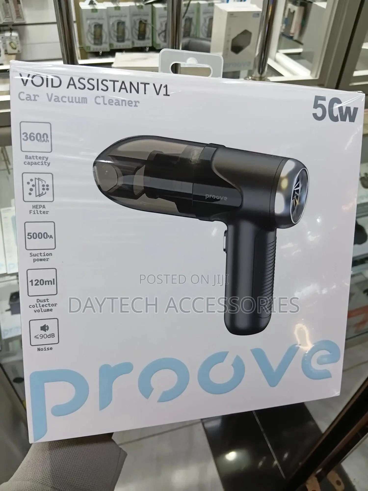 Car Vacuum Cleaner Proove Void Assistant V1 Black (Pavs)