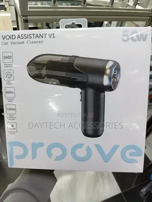 The Proove Void Assistant V1 Is a Portable Car Vacuum Cleaner - Black