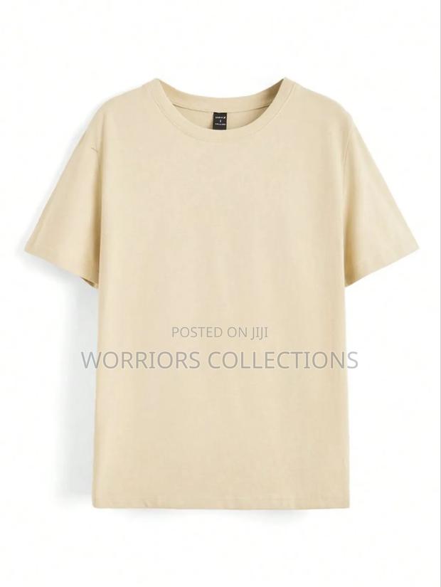 Beige Roundkneck T-Shirts
