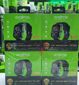 Oraimo Watch Nova 2 Smartwatch – 2.01" Amoled Display Ip68 Waterproof