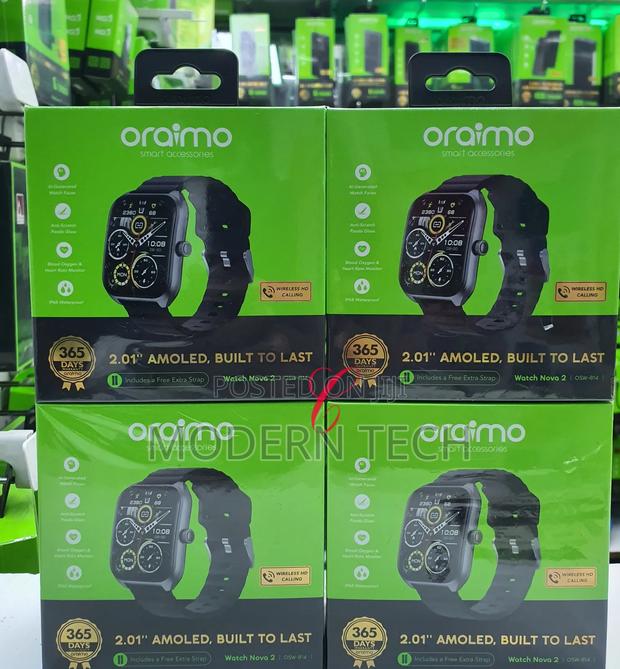 Oraimo Watch Nova 2 Smartwatch – 2.01" Amoled Display Ip68 Waterproof - thumbnail 2