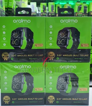 Oraimo Watch Nova 2 Smartwatch – 2.01" Amoled Display Smart Watch