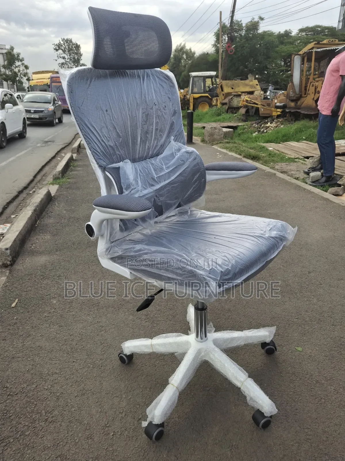 Modern Ergonomic Office White Chair