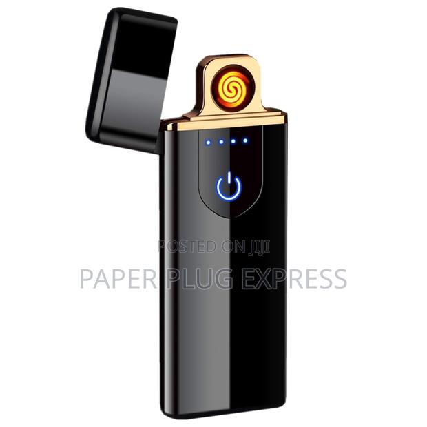 Usb Rechargeable Dual Arc Electric Lighter –Windproof Plasma Flameless - main view
