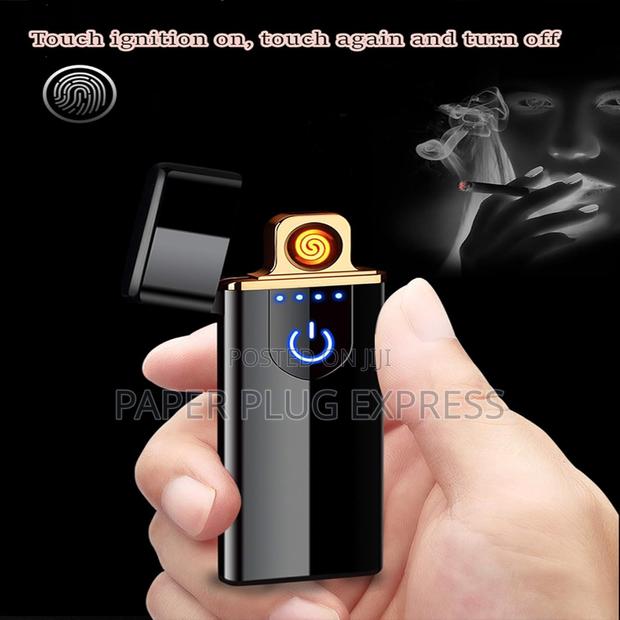 Usb Rechargeable Dual Arc Electric Lighter –Windproof Plasma Flameless - thumbnail 2