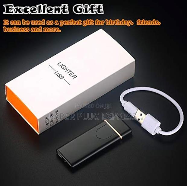Usb Rechargeable Dual Arc Electric Lighter –Windproof Plasma Flameless - thumbnail 4
