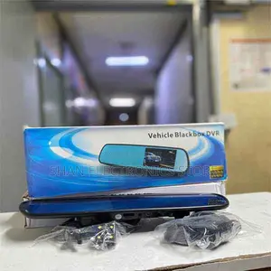 12 Volts 4.3 Inch Screen Dual Cam Rear View Cam Vehicle Blackbox DVR