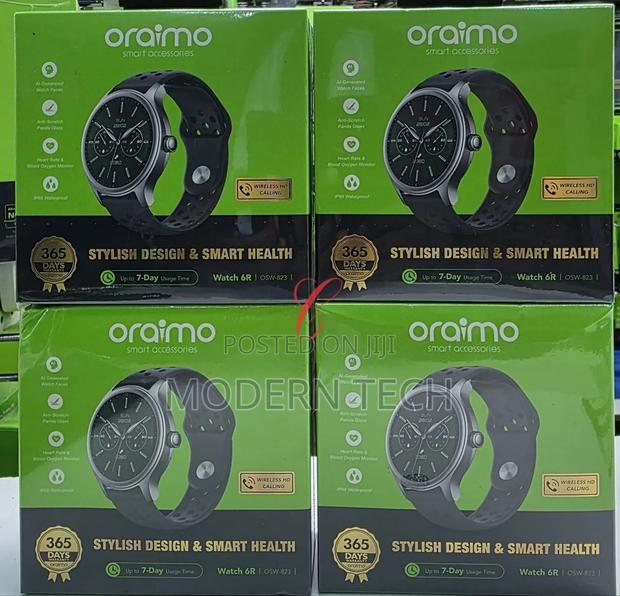 Oraimo Watch 6r Smartwatch With 1.39" Display Ip68 Waterproof