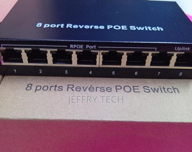8-port Reverse Power Over Ethernet (Poe) Switch, - main view