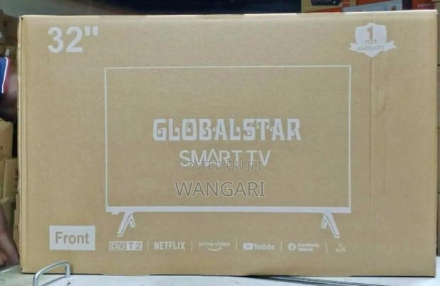 Frameless Design. 32 Inch Globalstar Smart Tv