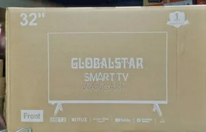 Frameless Design. 32 Inch Globalstar Smart Tv
