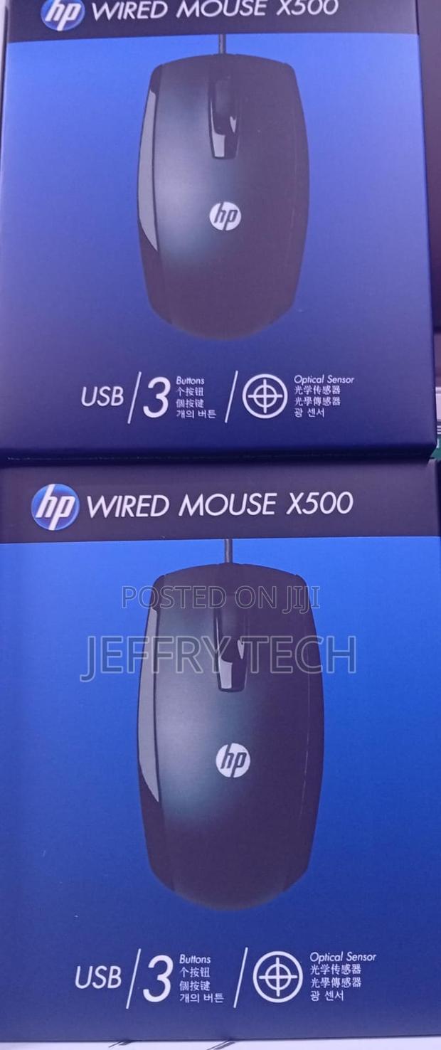 Hp X500 Wired Optical Mouse.