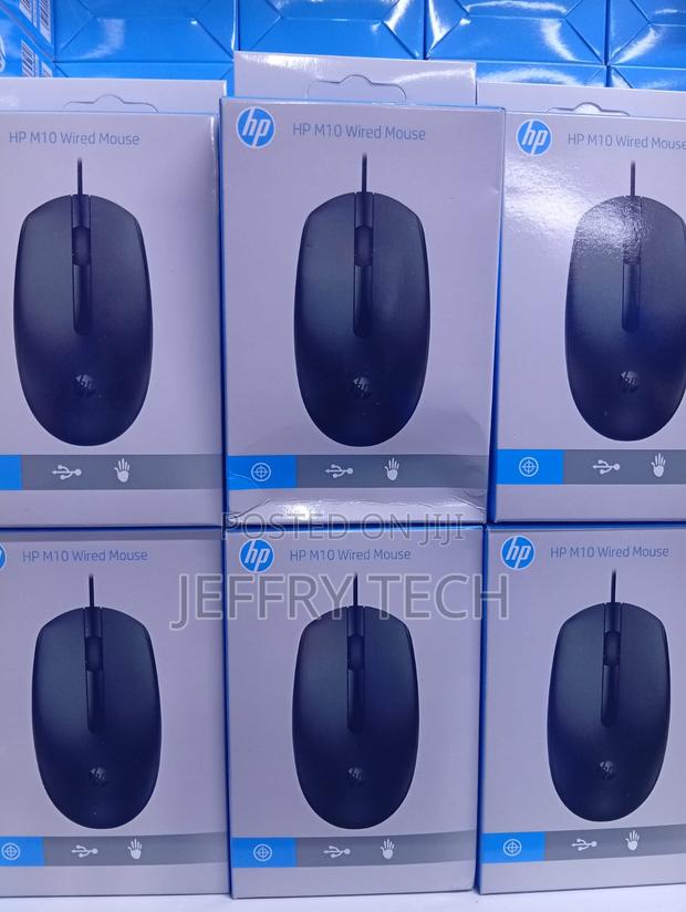 Hp M10 Wired Optical Mouse (Model 6cb80pa). - main view