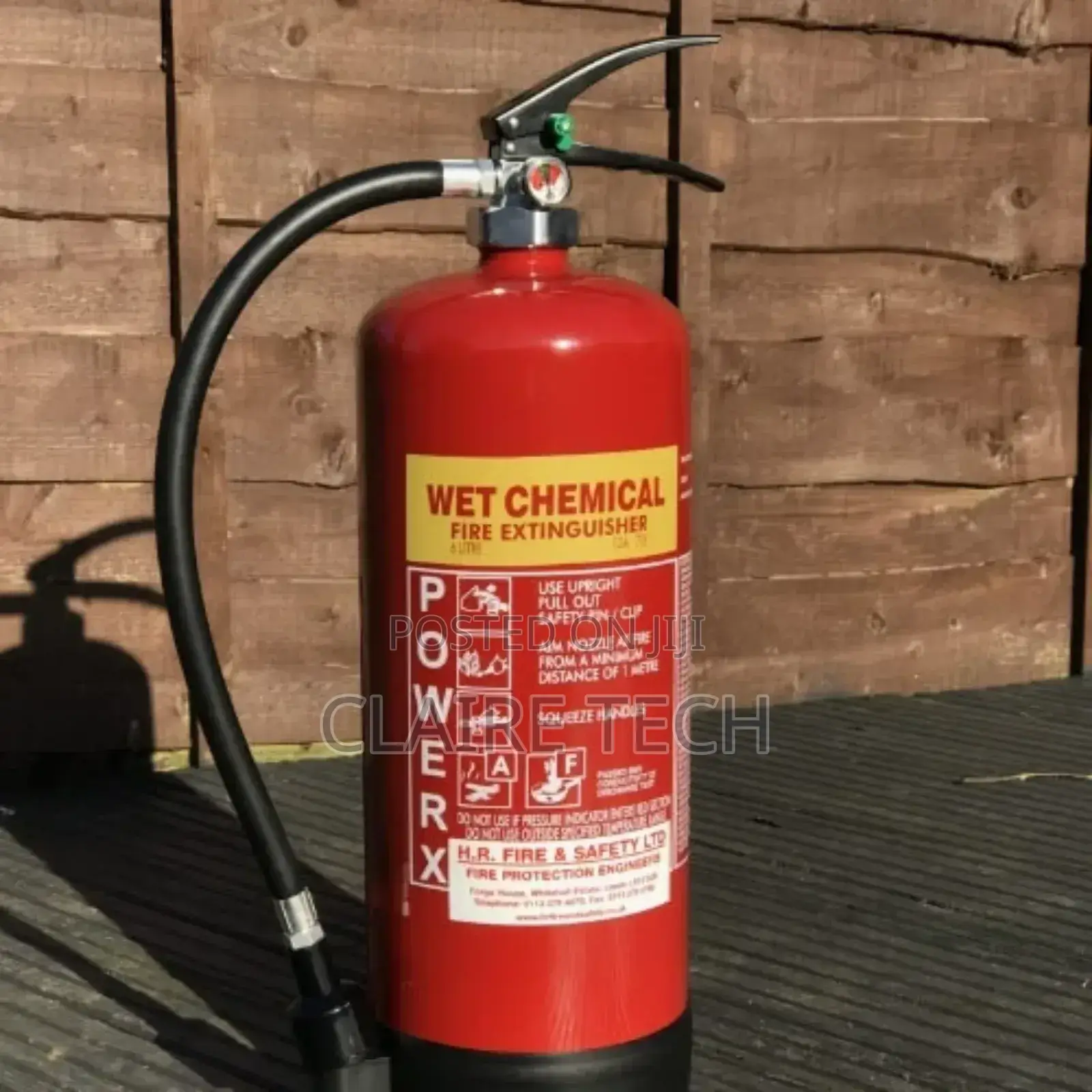 6l Wet Chemical Fire Extinguisher – Ideal For Restaurants