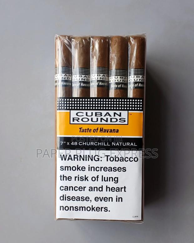 Cuban Rounds Churchill Cigars – Natural Smooth Nicaraguan Blend (7x48)