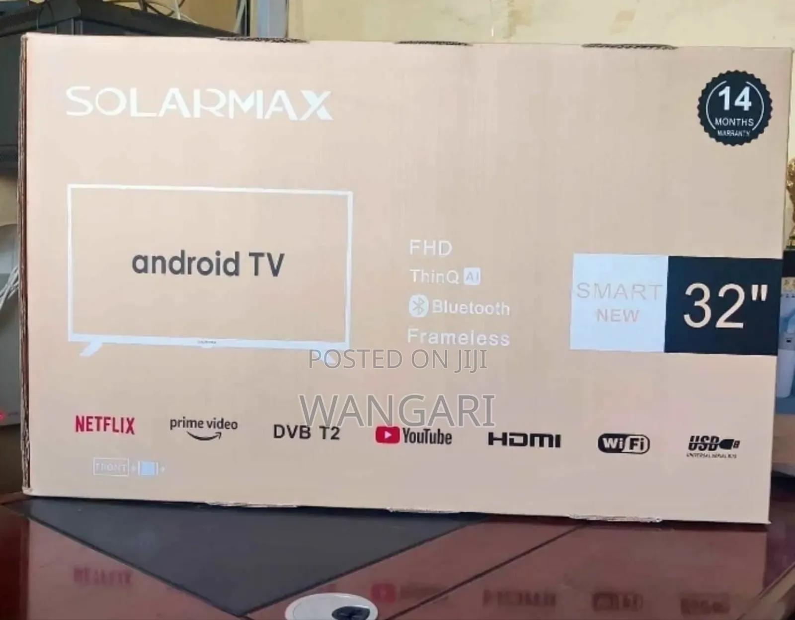 Facebook Youtube Netflix Solarmax 32 Inch Smart Tv