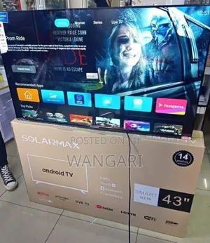 Frameless Design Solarmax 43 Inch Smart Tv