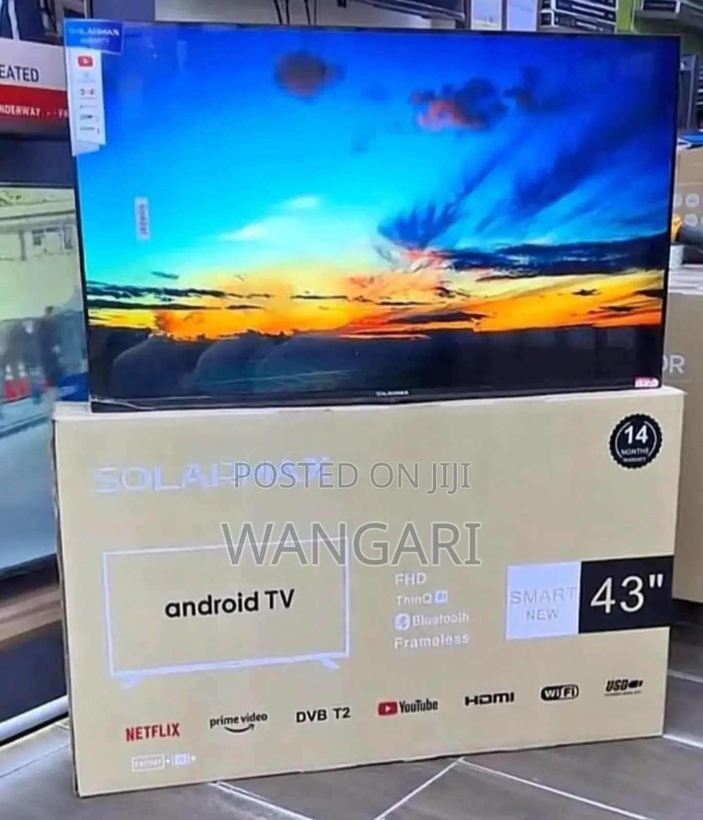 Solarmax 43 Inch Smart Tv With Ethernet Port