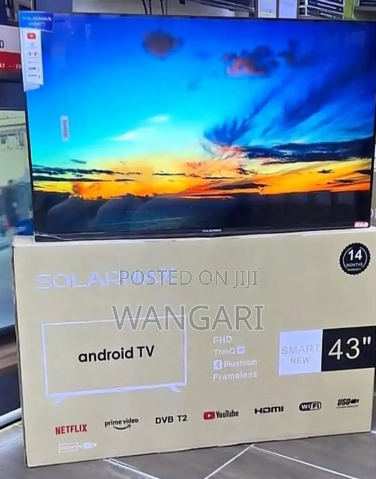 Solarmax 43 Inch Smart Tv With Ethernet Port
