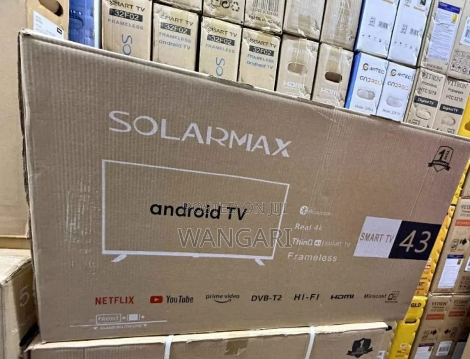 Solarmax 43 Inch Smart Tv With Ethernet Port
