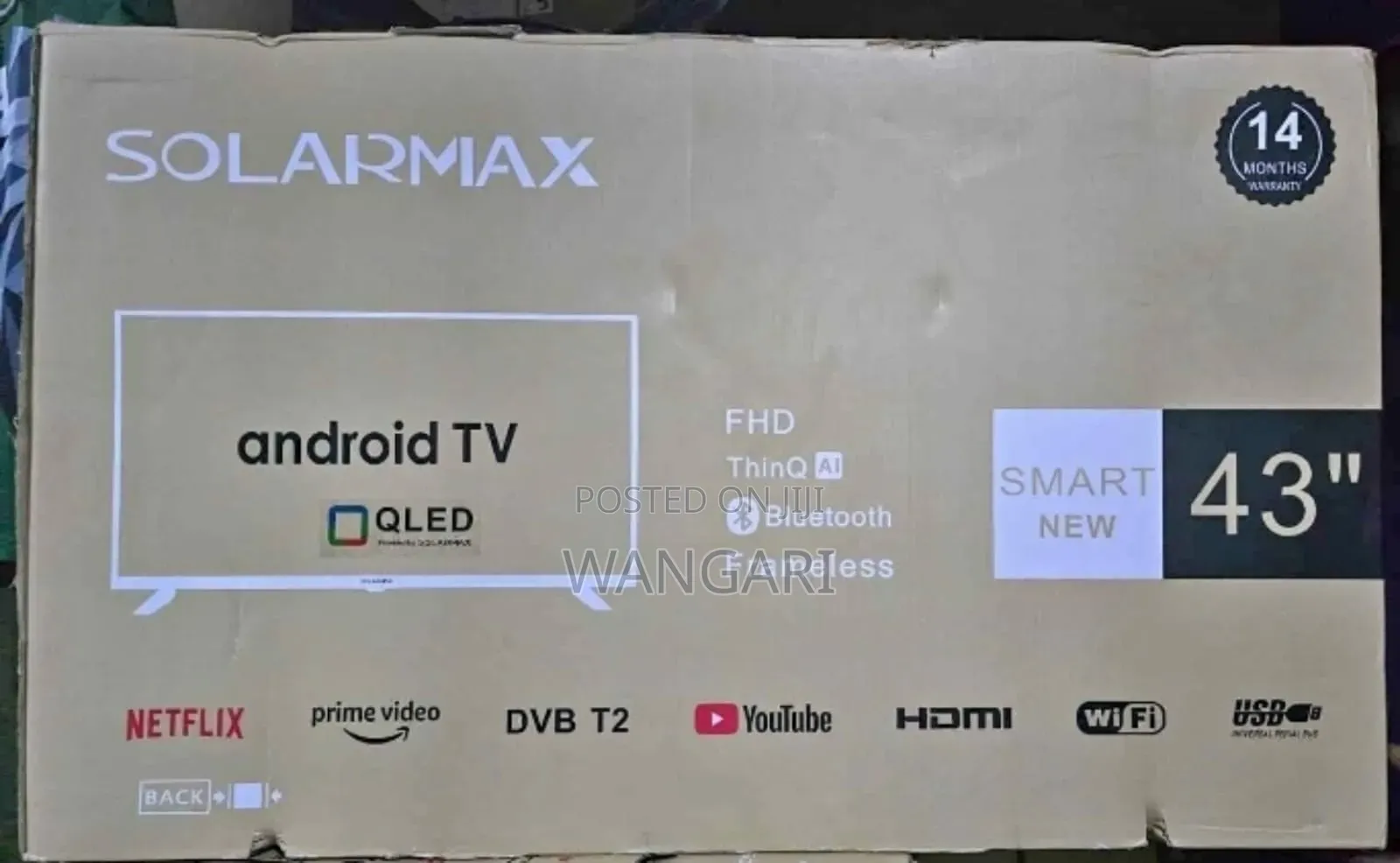 Thin Q Qled Solarmax 43 Inch Smart Tv