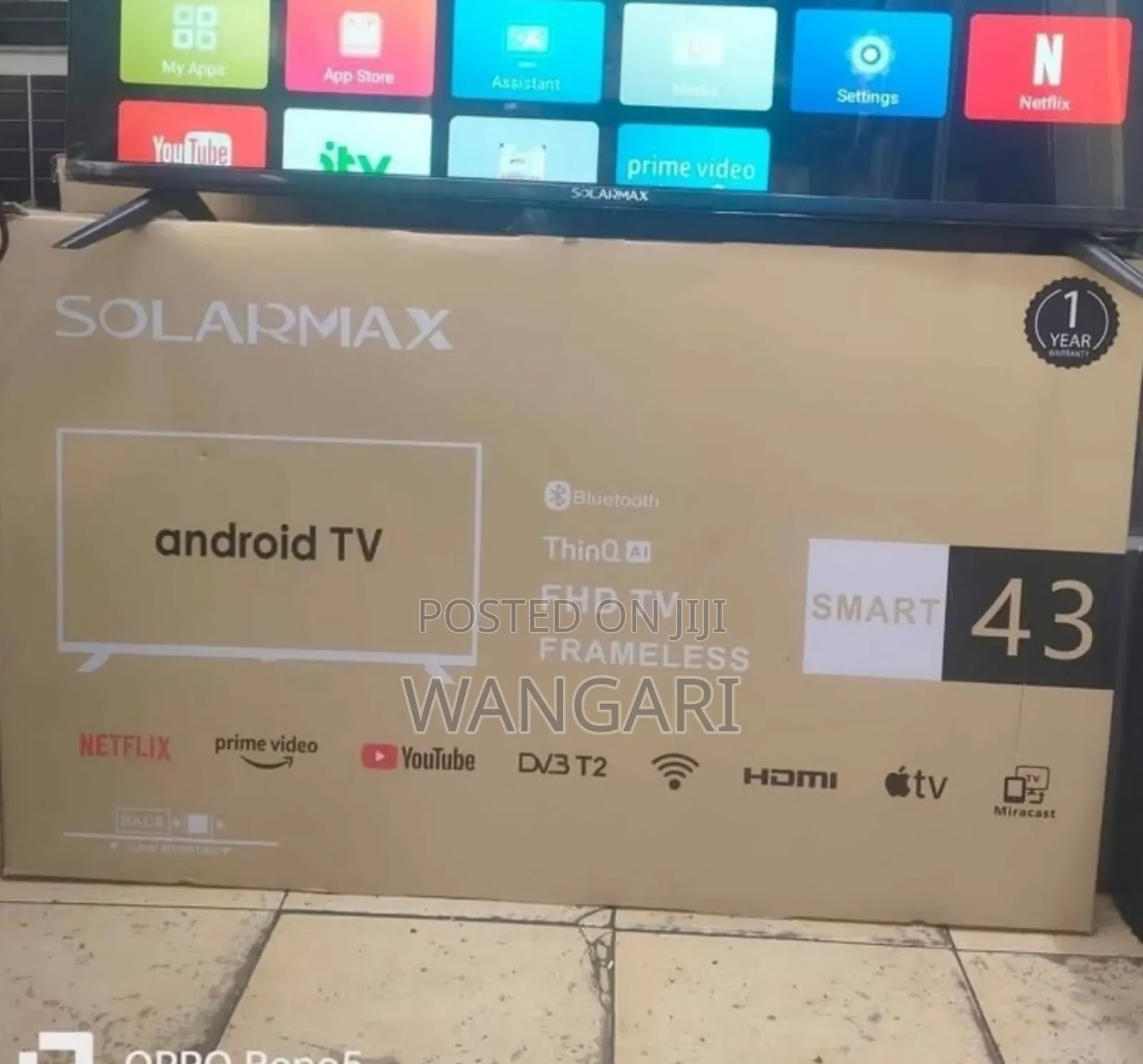 Thin Q Qled Solarmax 43 Inch Smart Tv
