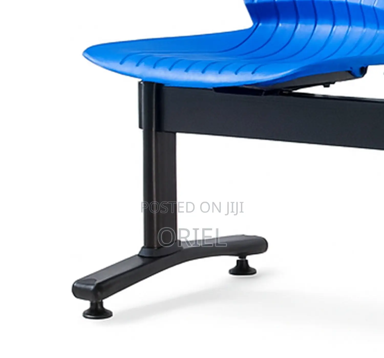 Office Bench : 3-Seater Plastic Modern Waiting Bench