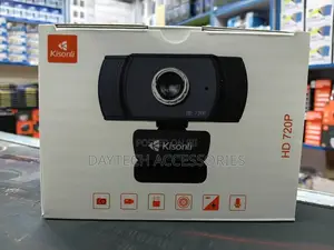 Kisonli Hd 720p Webcam - Black