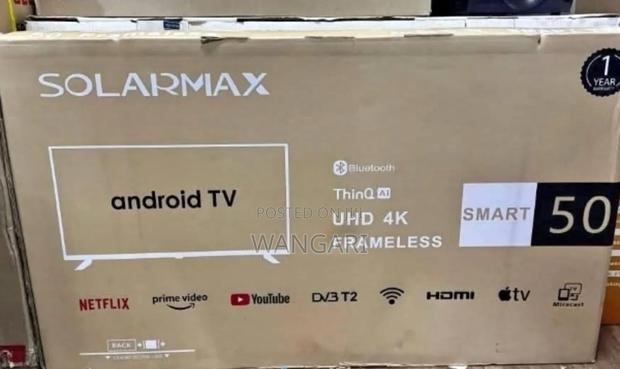 Bluetooth Enabled Solarmax 43 Inch Smart Tv