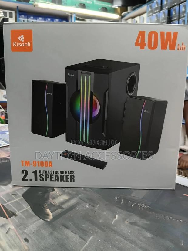 The Kisonli Tm-9100a Is a 2.1 Channel Multimedia Bluetooth Speaker