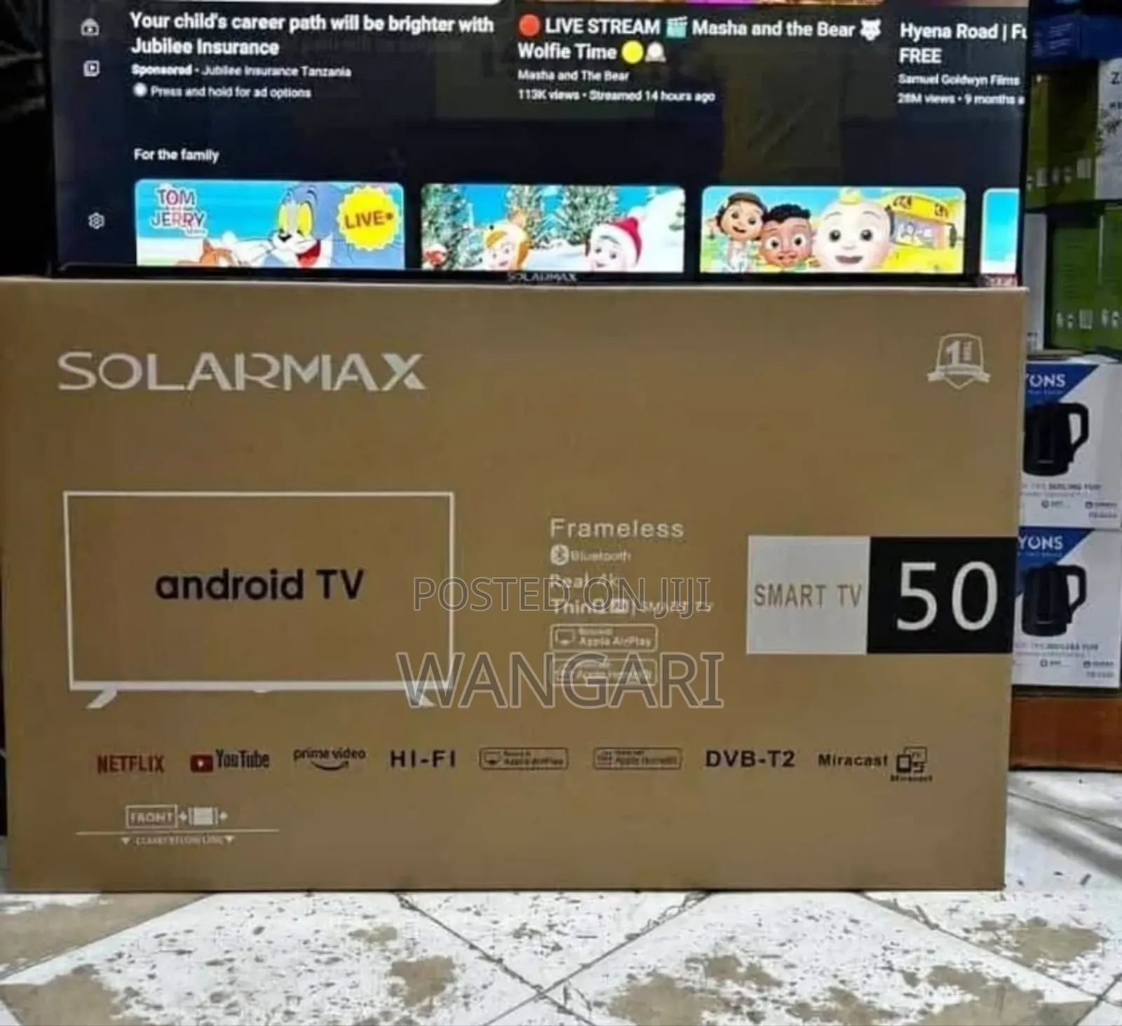 Screen Mirroring Solarmax 43 Inch Smart Tv
