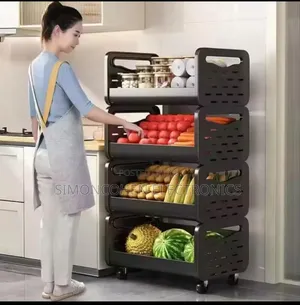 Kitchen Basket Household Storage Rack