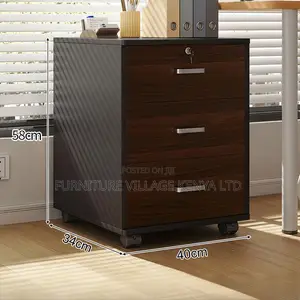 Office Cabinet; 3-drawer Wooden Filing Office Cabinet
