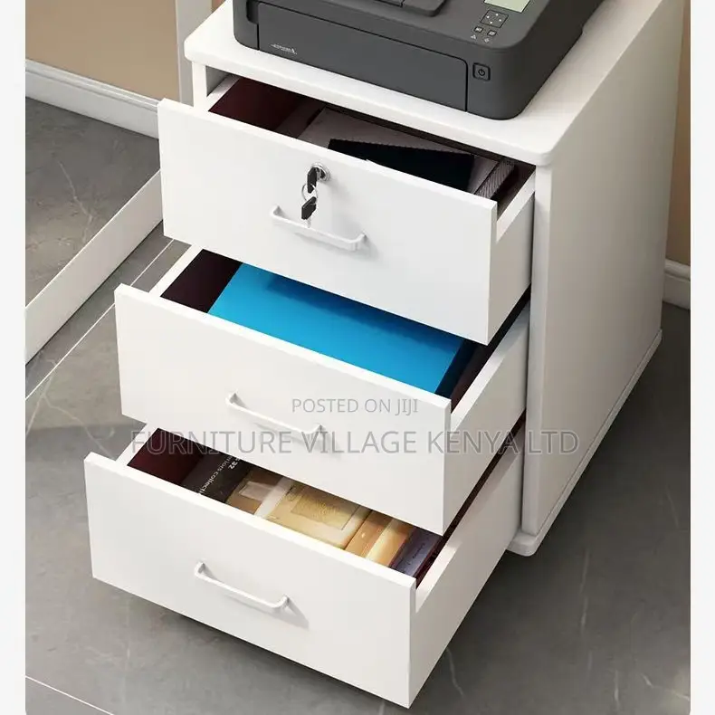 Office Cabinet; 3-drawer Wooden Filing Office Cabinet