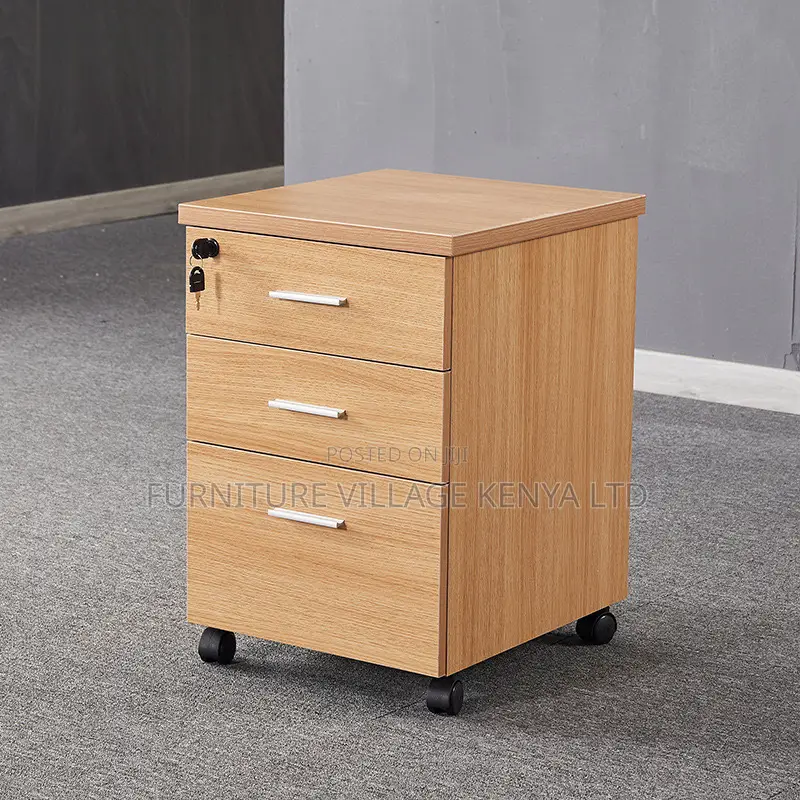 Office Cabinet; 3-drawer Wooden Filing Office Cabinet