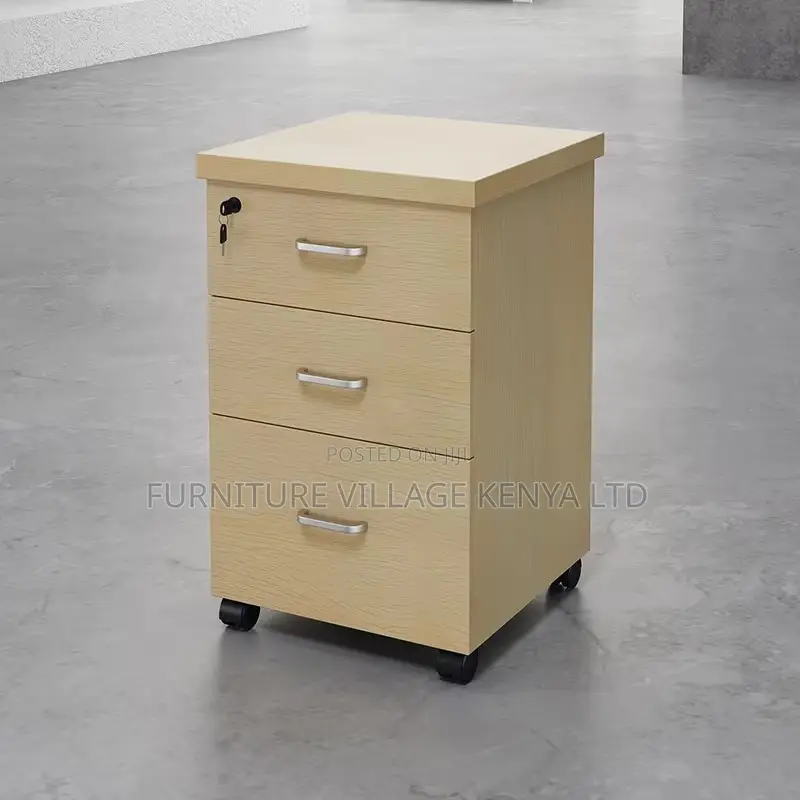 Office Cabinet; 3-drawer Wooden Filing Office Cabinet
