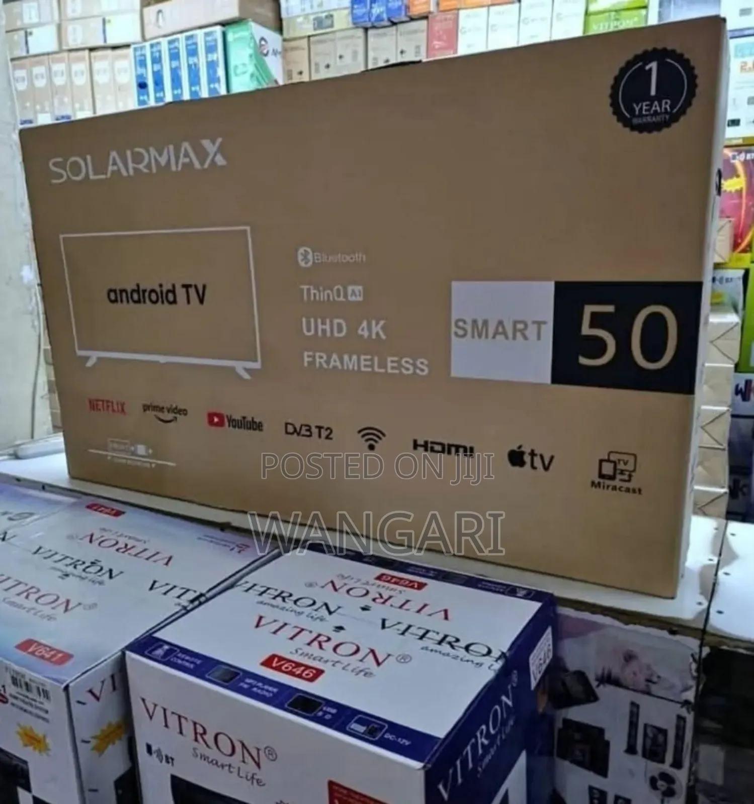 Bluetooth Enabled Thin Q Solarmax 43 Inch Smart Tv