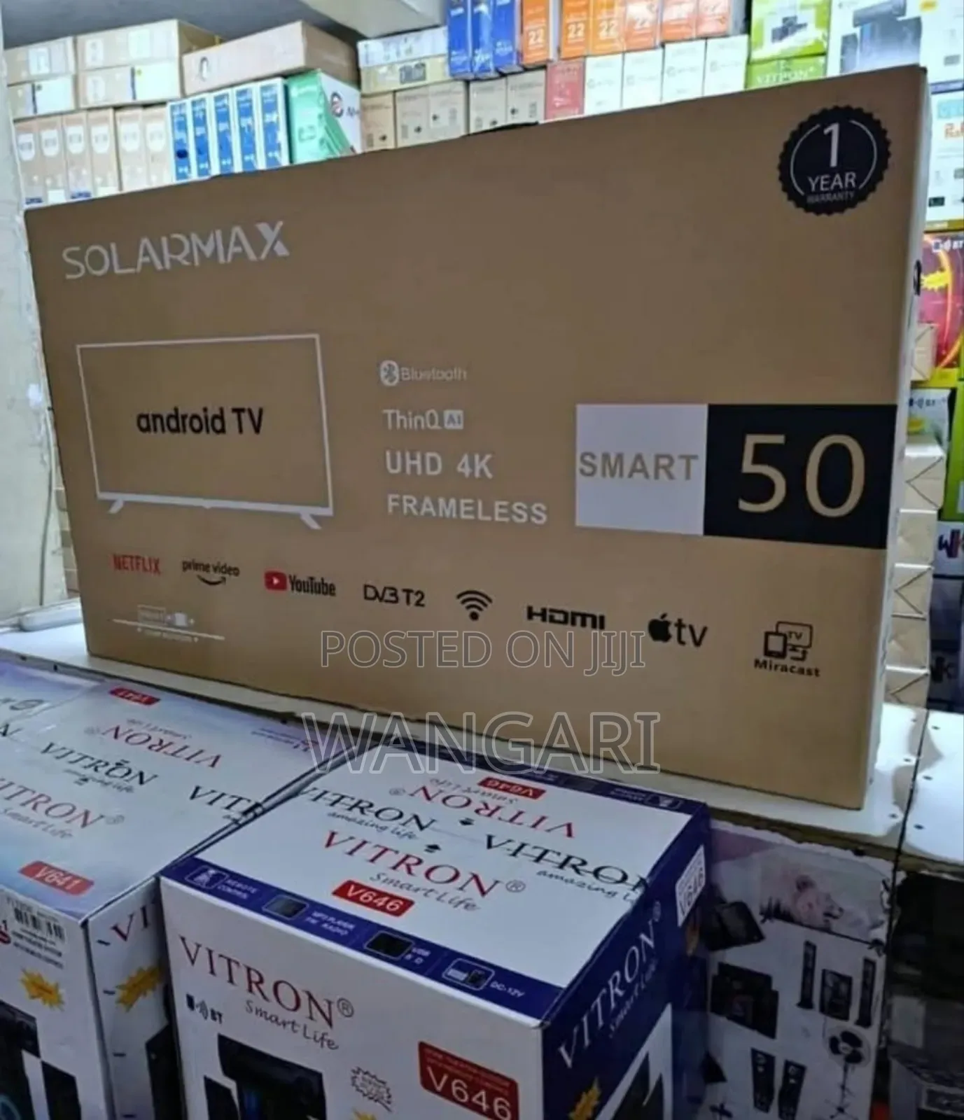 Bluetooth Enabled Thin Q Solarmax 43 Inch Smart Tv