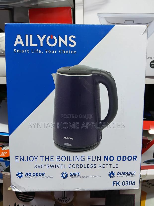 Ailyons 360° Swivel Cordless Kettle