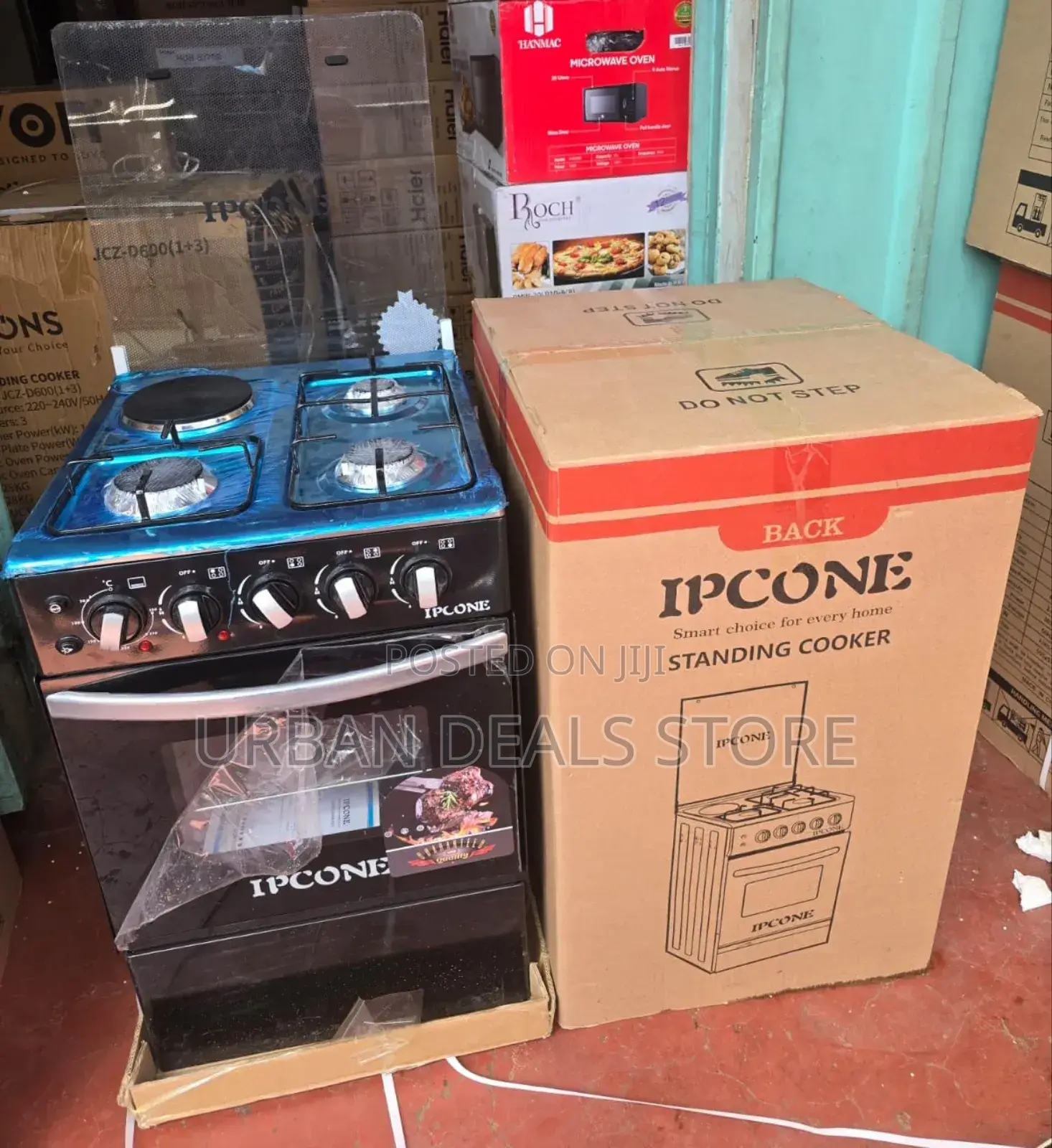 50cm*55cm Ipcone 3+1 Standing Cooker With Electric Oven