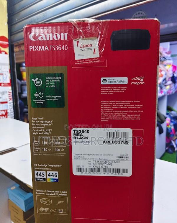 Canon Pixma Ts3640 Wireless Print Scan Copy Easy Setup