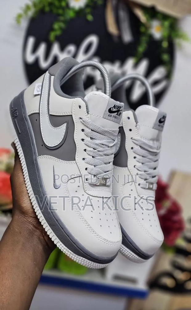 Nike Airforce 1 Wolfe/Ash Grey Colourway Sneakers - thumbnail 2
