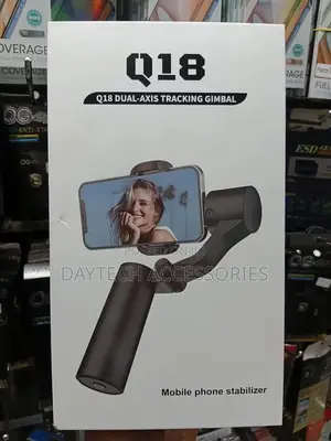 The Q18 Dual-Axis Tracking Gimbal Is a Mobile Phone Stabilizer