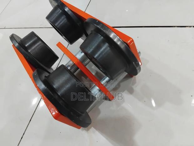 Industrial Plain Beam Trolley For Hoist Mounting Adjustable Trolley